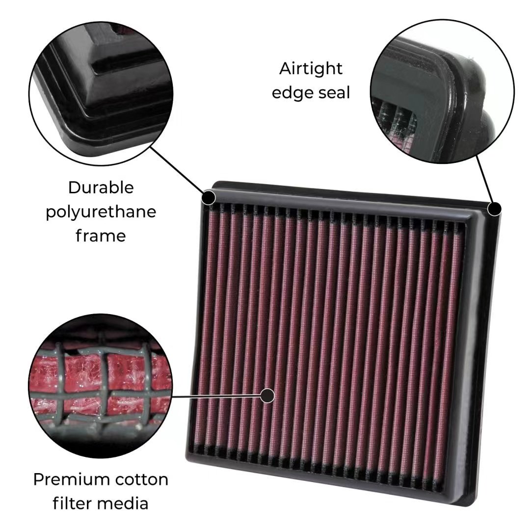 BEST Factory Engine Air Filter Compatible with Subaru H4 1.6/2.0/2.4L Ascent Crosstrek Forester I Mpreza XV33-5064