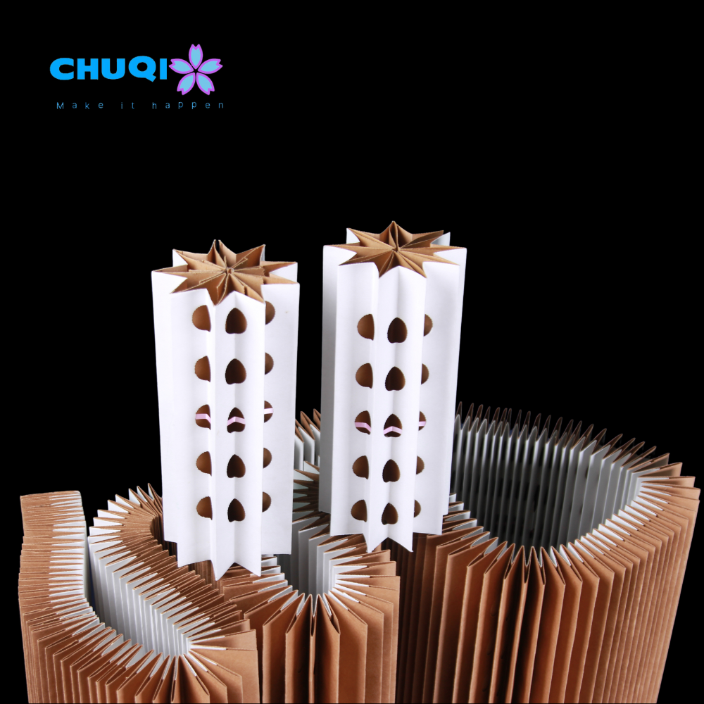 Factory Wholesale V-Type Pleated Cardboard Air Filter Paper New Panel Filter Carbon Media Paint Stop Filter Paper