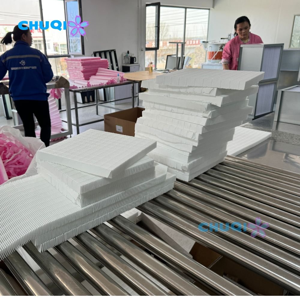 Best Price ULPA H11 H12 H14 U15 Cleanrooms air Paper Particle Filter Glass Fiber Mini Pleat or Deep Pleated HEPA air Filter