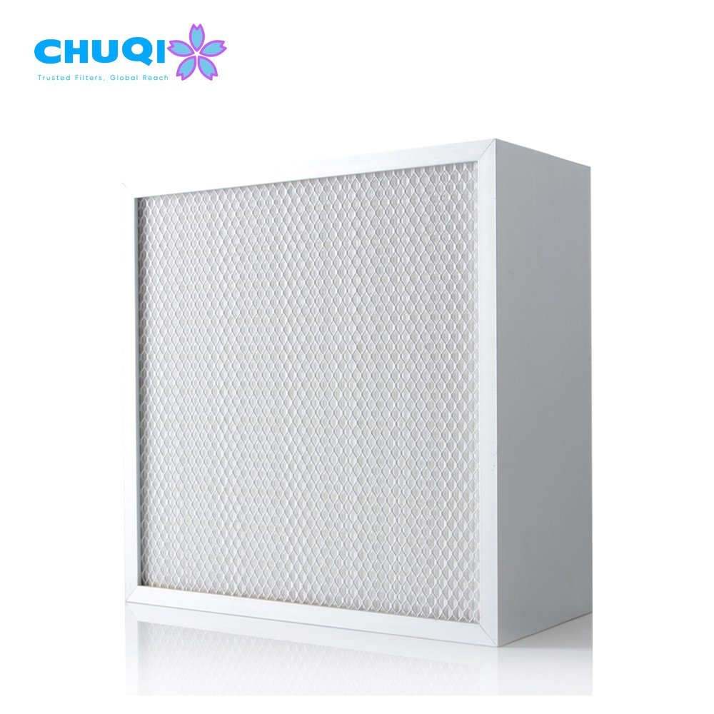 Best Price ULPA H11 H12 H14 U15 Cleanrooms air Paper Particle Filter Glass Fiber Mini Pleat or Deep Pleated HEPA air Filter