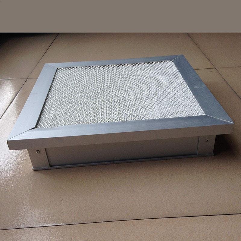 High Efficiency Fiberglass Fan Filter Unit Air Filter Mini Pleat HEPA Filter for Mushroom