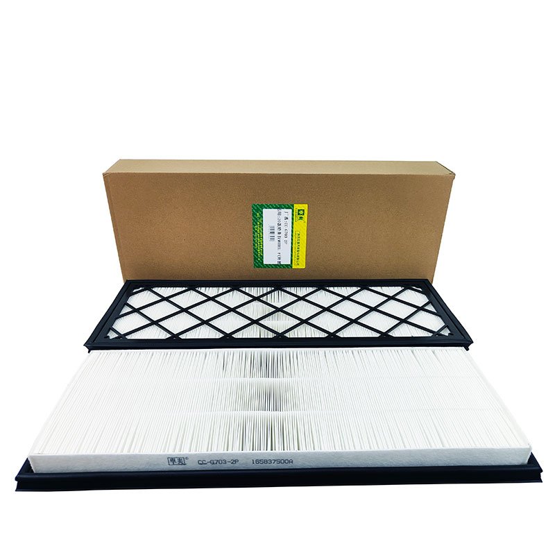 CC-G703-2P Cabin Air Filter HEPA Air Intake Filter Fits for Model Y 110768100A 165837500A 165837600A CU47025-2