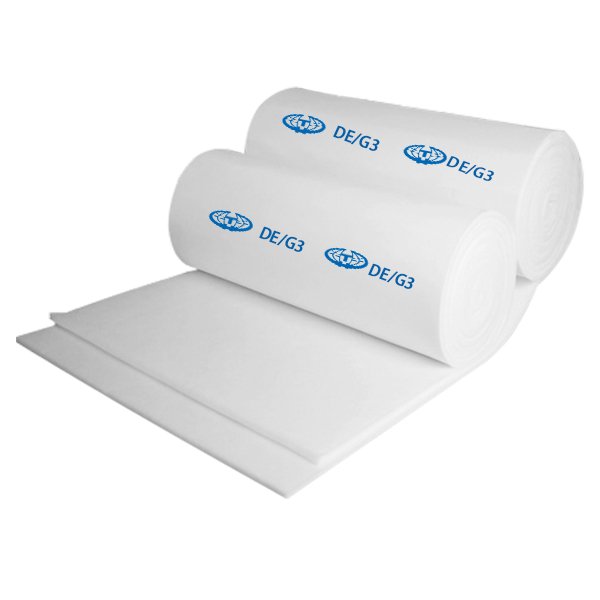 G5 F5 M5 Polyester Synthetic Fiber Pre air Filter Raw Material Media Roll Cotton Ceiling Filter