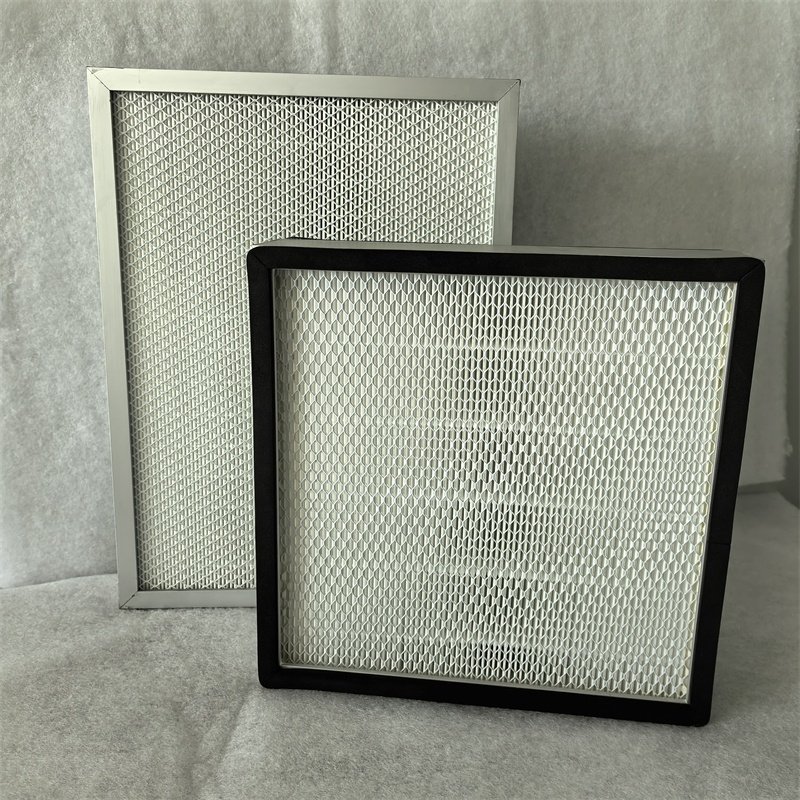 Large Laminar Flow Mini Pleated H13 HEPA air Filter for Mushroom HVAC 24x24x3inch