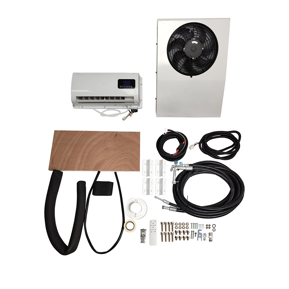 Parking Cooler Cabin Electric 12V 24V Auto Electric Air Conditioning Unit Roof Top Car Van Parking Air Conditioner