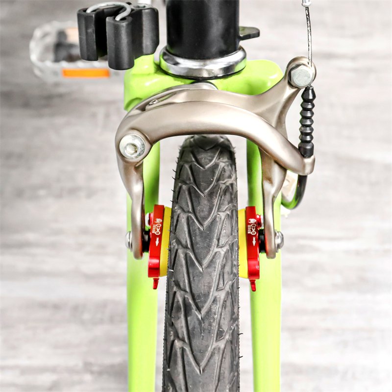 MUQZI 1 Pair Mountain Road Folding Bike Brake Pads C- Brake Caliper Pads Mountain Bikes Accessories Braking Holder Shoes Rubber