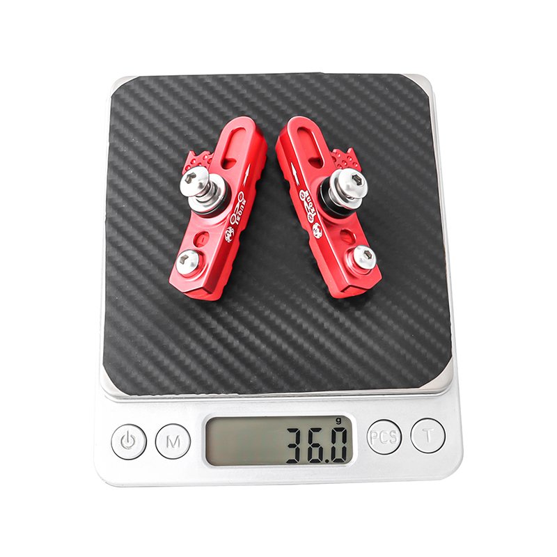 MUQZI 1 Pair Mountain Road Folding Bike Brake Pads C- Brake Caliper Pads Mountain Bikes Accessories Braking Holder Shoes Rubber