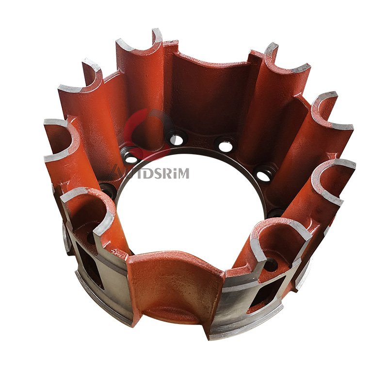 Autdsrim Quality Wholesale Wheel Axle Spare Parts 8 Spoke Wheel Hub Ready for BEN Z Trailer Axle
