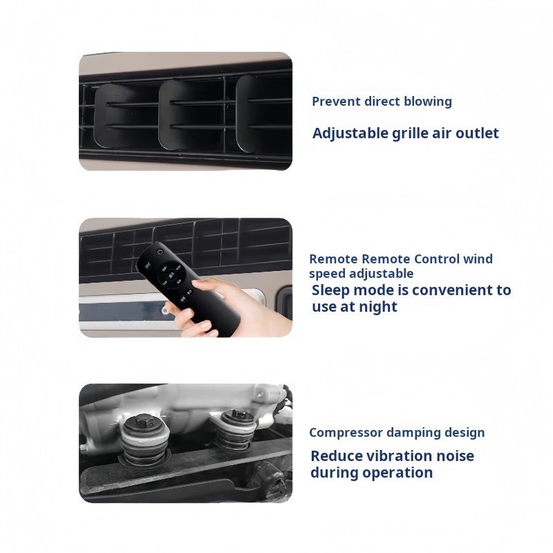 Integrated Electric Air Conditioner for Car Parking Universal 12/24V New Energy Battery Power System 1 PC Ac Parking Cooler