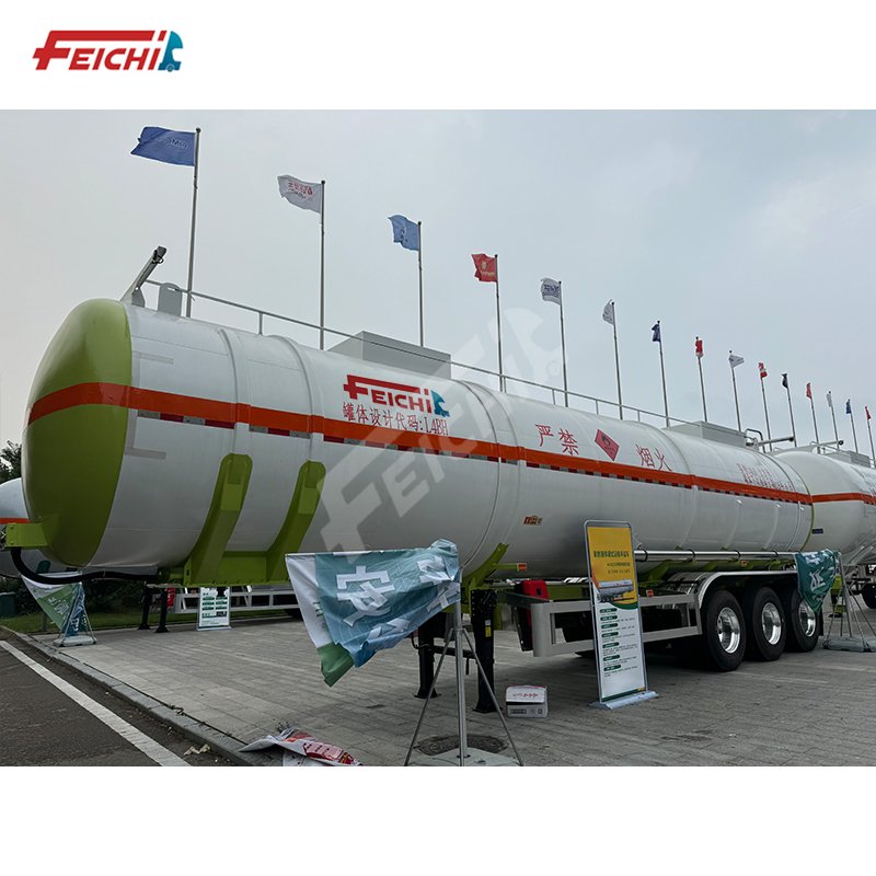 LPG Tanker 40cbm 60cbm 50T LPG Transport Trucks Trailer Semi Trailers LPG Gas Tankers Factory for Sale
