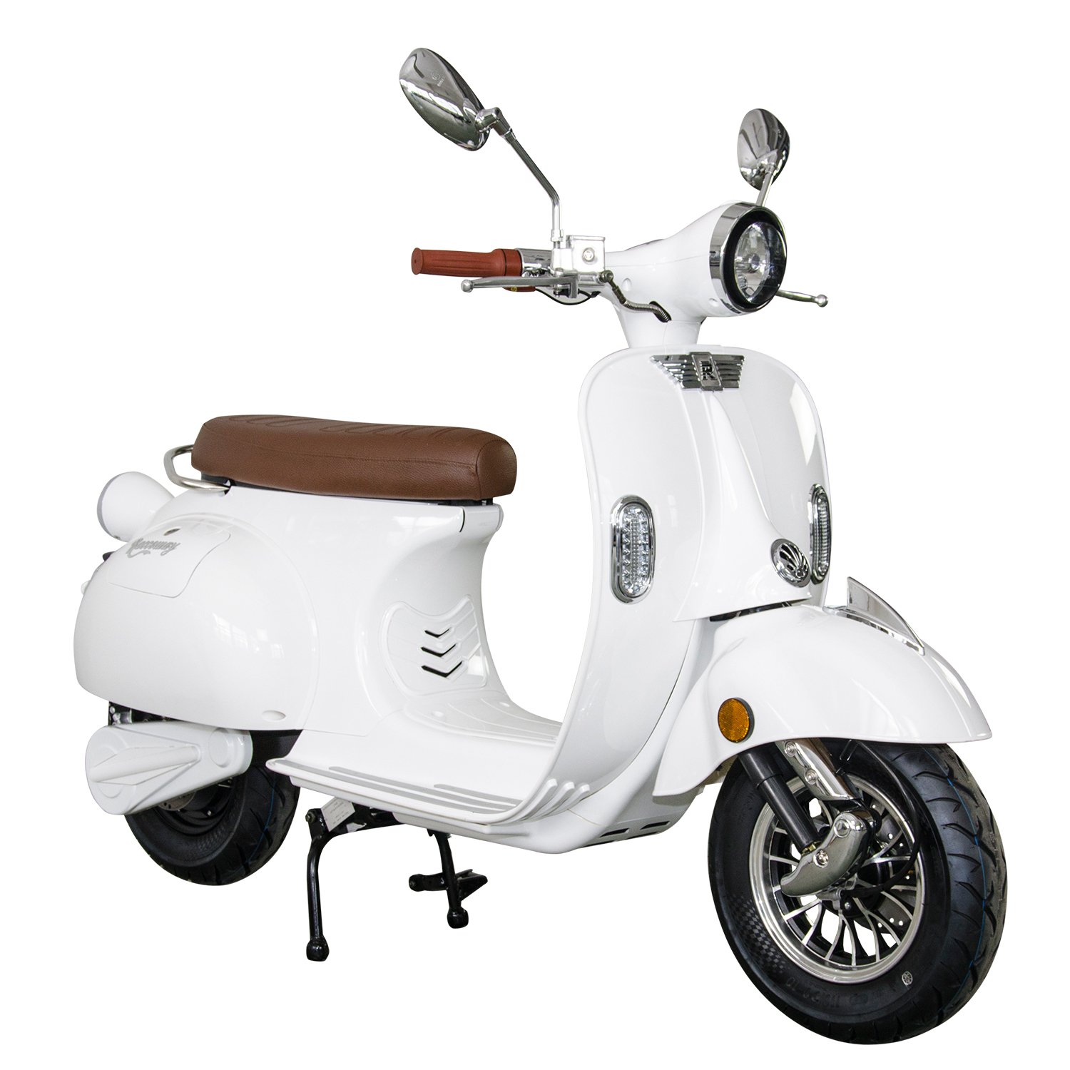 EU Warehouse Ready to Ship 2000w Dual Lithium Battery Electric Scooter Vespa E Motorbike Motorcycle Moped Moto Electrique