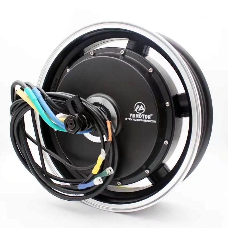 YUMA MOTOR 14 "3000W Hollowed Out Enhanced Disc Brake Dual Hall Branch Motor Suitable for Electric Motorcycles