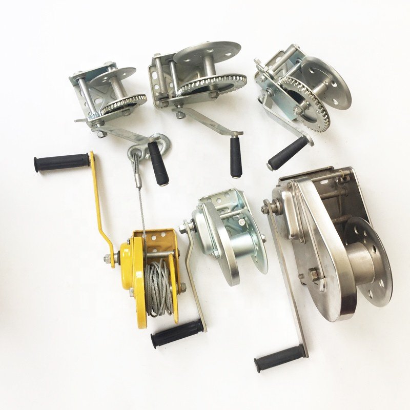 Manual Brake Winch 1200lbs Heavy Duty Lifting Winch Manual Hand Winch with Cable 3000kg