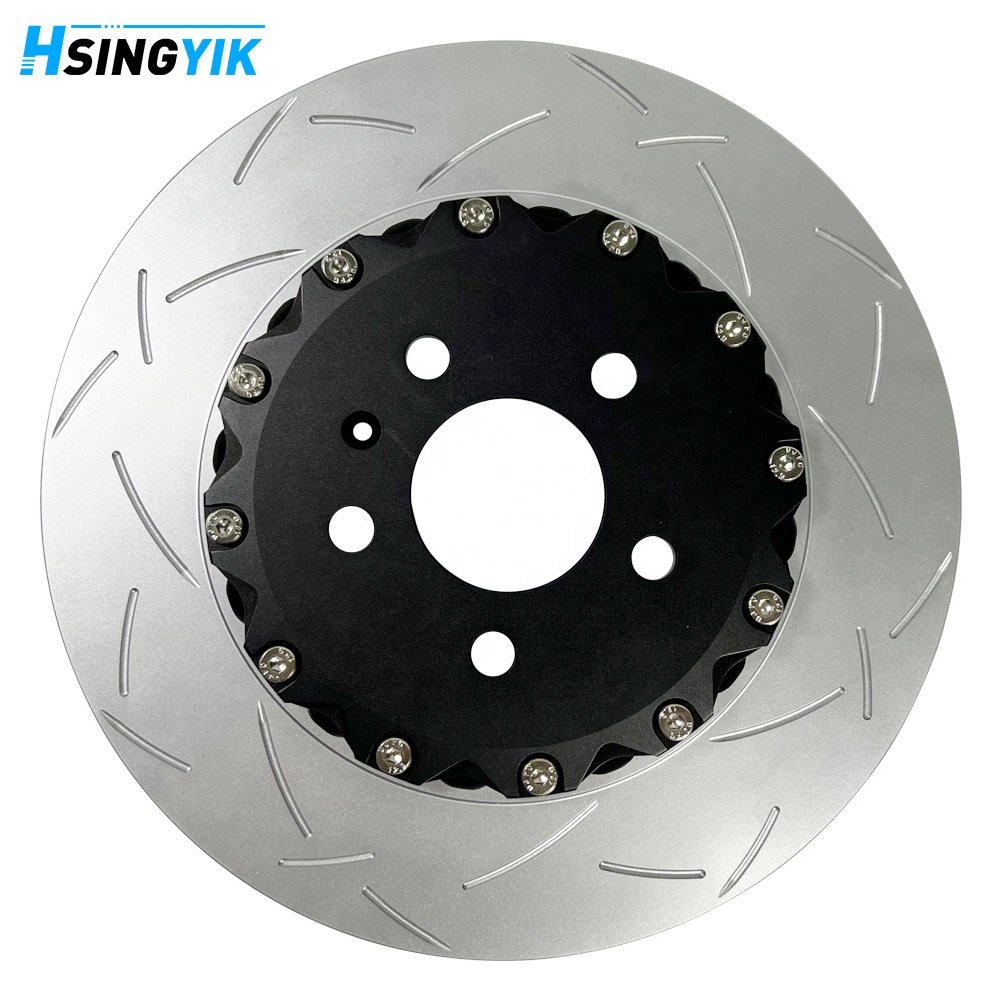 Hsingyik 80A615601C 8W0615601K Slotted Rear Brake Disc for Audi Q5 Q7 A8 A6 330 Mm Porsche Macan 95B615601A