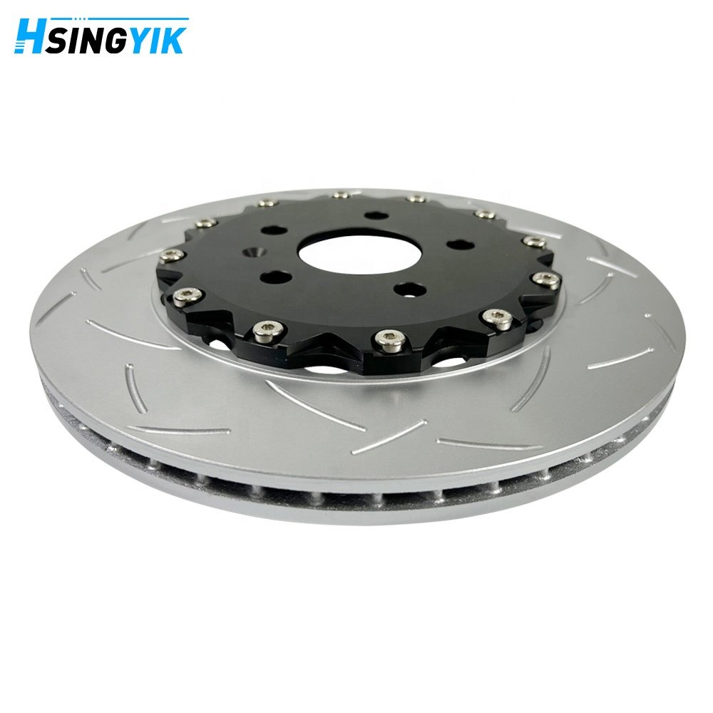 Hsingyik 80A615601C 8W0615601K Slotted Rear Brake Disc for Audi Q5 Q7 A8 A6 330 Mm Porsche Macan 95B615601A