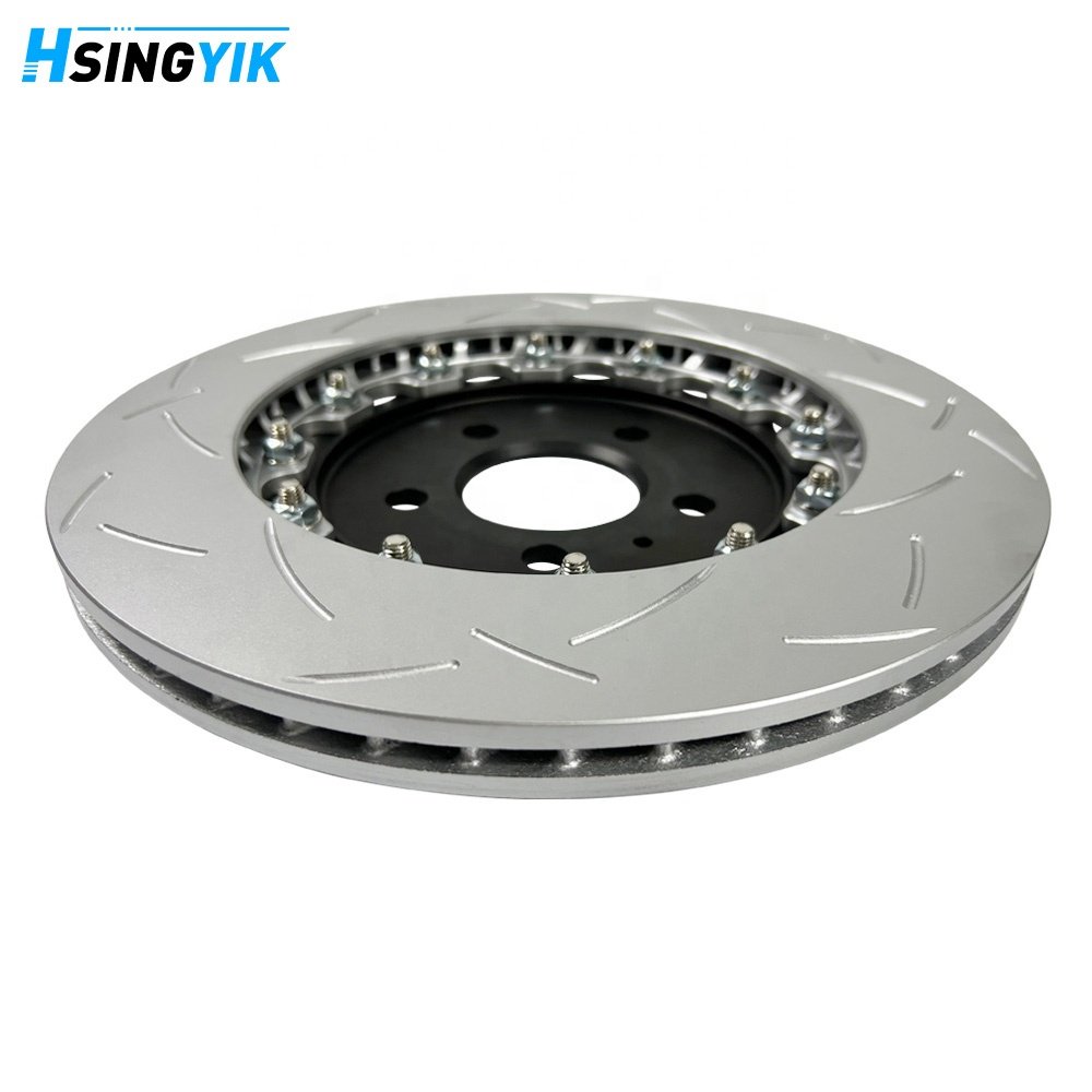Hsingyik 80A615601C 8W0615601K Slotted Rear Brake Disc for Audi Q5 Q7 A8 A6 330 Mm Porsche Macan 95B615601A