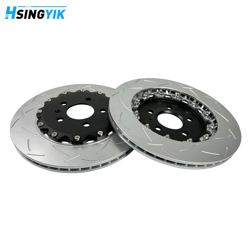 Hsingyik 80A615601C 8W0615601K Slotted Rear Brake Disc for Audi Q5 Q7 A8 A6 330 Mm Porsche Macan 95B615601A