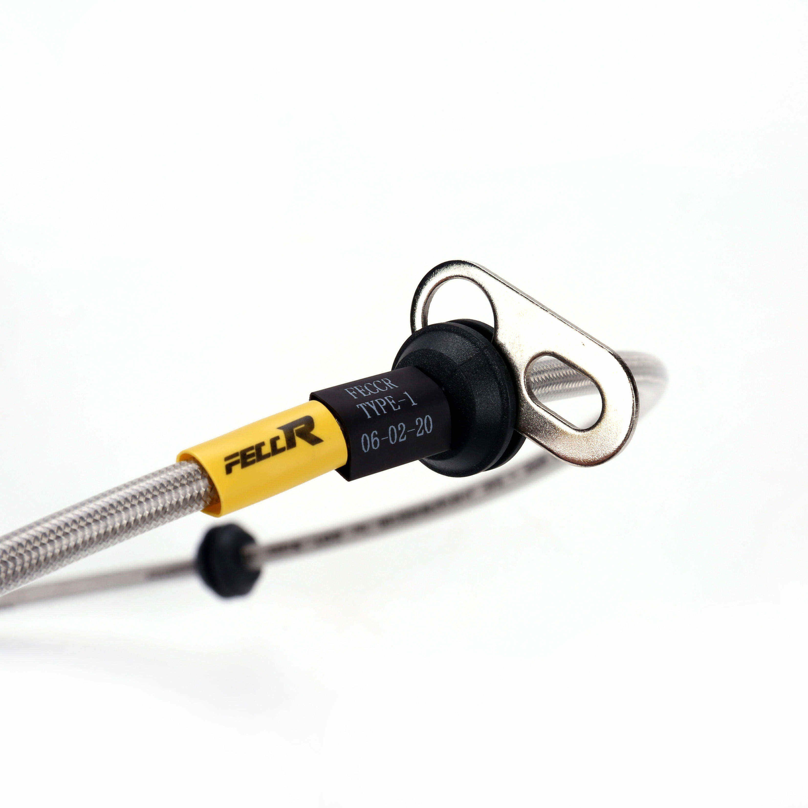 FECCR Factory Outlet Oil Cooler Hose Gas Fuel Line Racing Silver Braided Stainless Steel Hydraulic Brake Hose