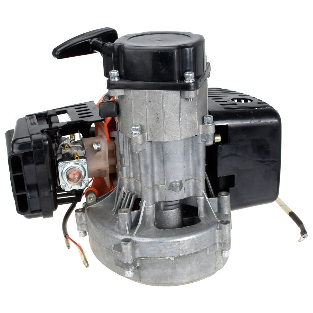 HIAORS 2 Stroke Pull Start 40-5 Motorcycle Engine 49cc Motor Mini Pocket Pit Dirt Bike ATV Quad Buggy