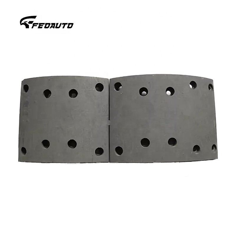 WVA 19579 19580 Brake Lining Supplier Ceramic Truck Brake Lining Auto Brake Shoe Lining