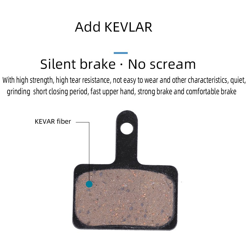 High Quality Mtb Bicycle Hydraulic Disc Brake Pads Resin Cycle Road Bike Brake Pad