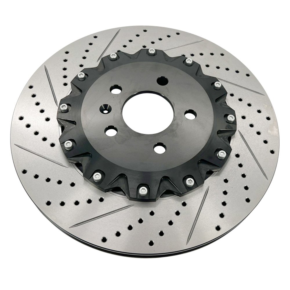 High Performance Parts Racing Brake Kit 2 Piece Big Floating Brake Disc for A8 S6 S7 A6 A7 4H0615601L 356*22mm