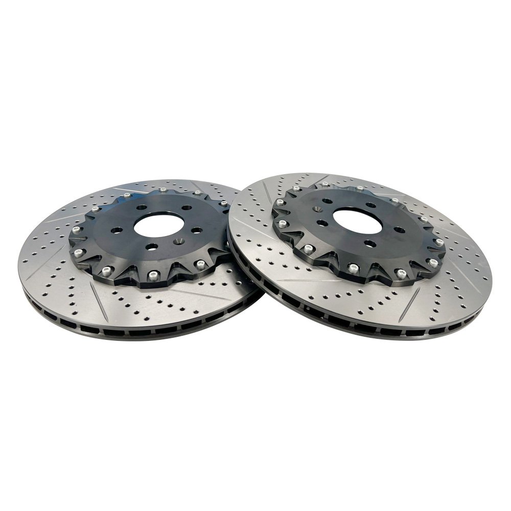 High Performance Parts Racing Brake Kit 2 Piece Big Floating Brake Disc for A8 S6 S7 A6 A7 4H0615601L 356*22mm