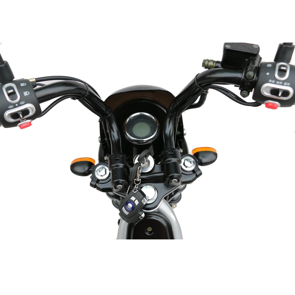 Hot Selling 1000w 1200w High Speed Motor Powered Retro Electric Moped Motorcycle Scooter for Sale