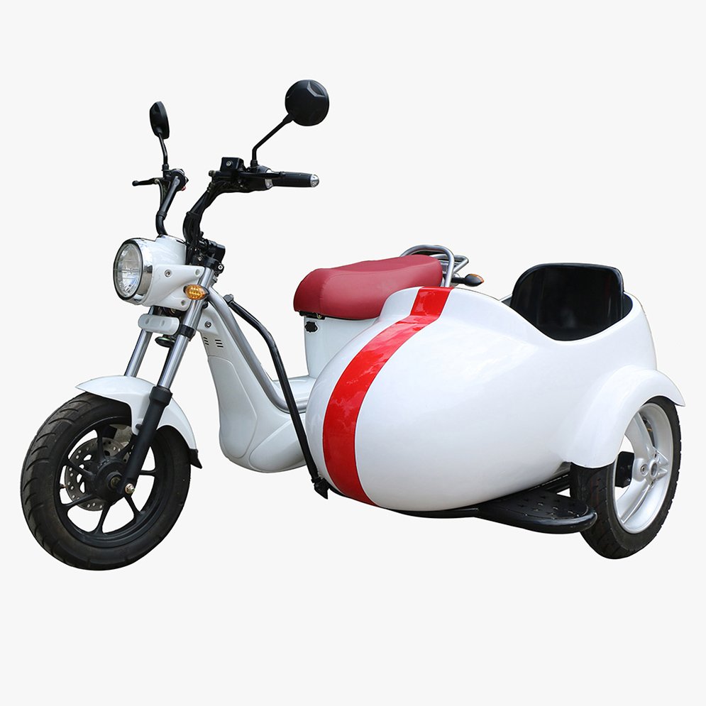 Hot Selling 1000w 1200w High Speed Motor Powered Retro Electric Moped Motorcycle Scooter for Sale