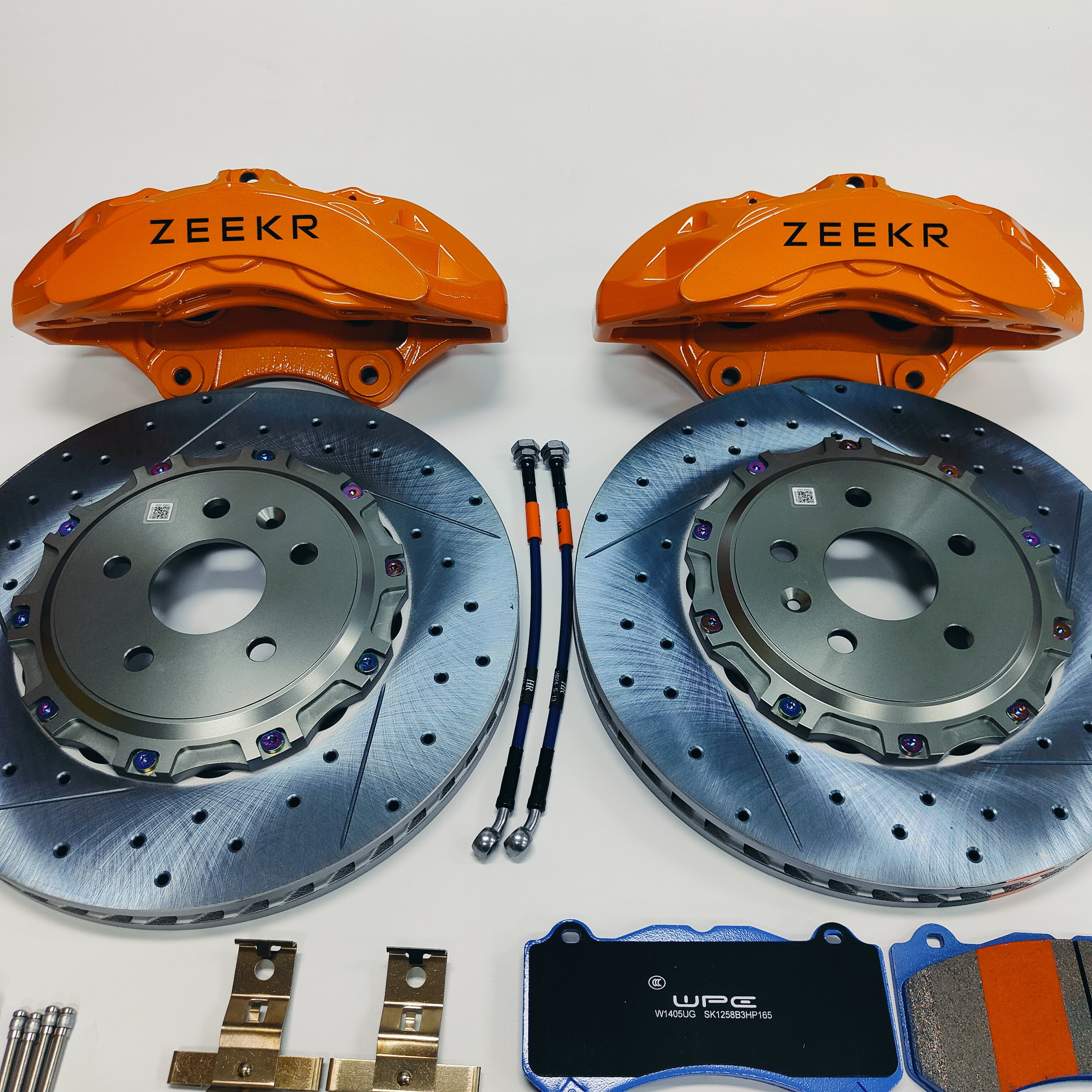 High Performance Brake Caliper U8 for Front Rear Disc Diameter 380-405MM for Subaru Honda Civic Toyota audi A3 8v porsche