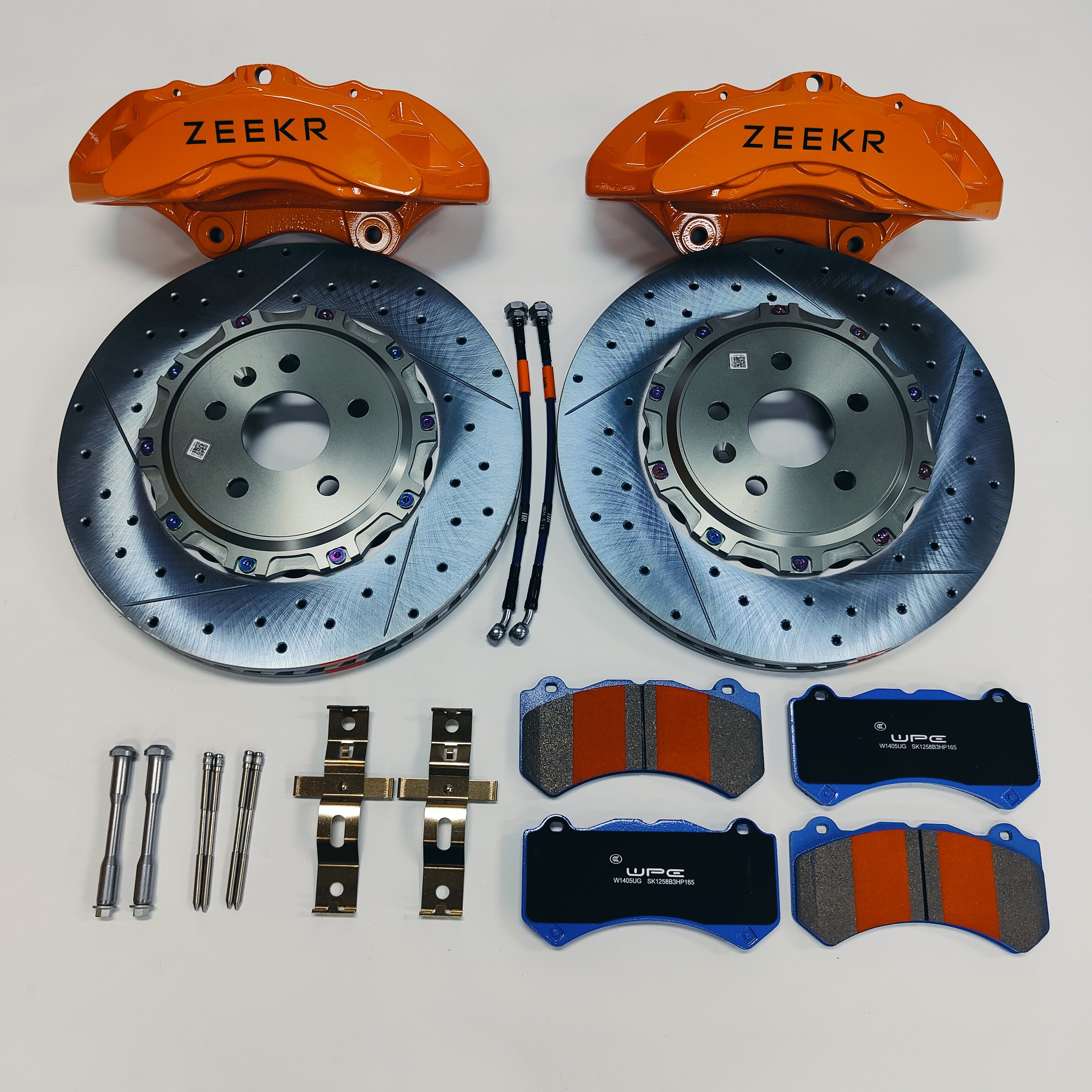 High Performance Brake Caliper U8 for Front Rear Disc Diameter 380-405MM for Subaru Honda Civic Toyota audi A3 8v porsche