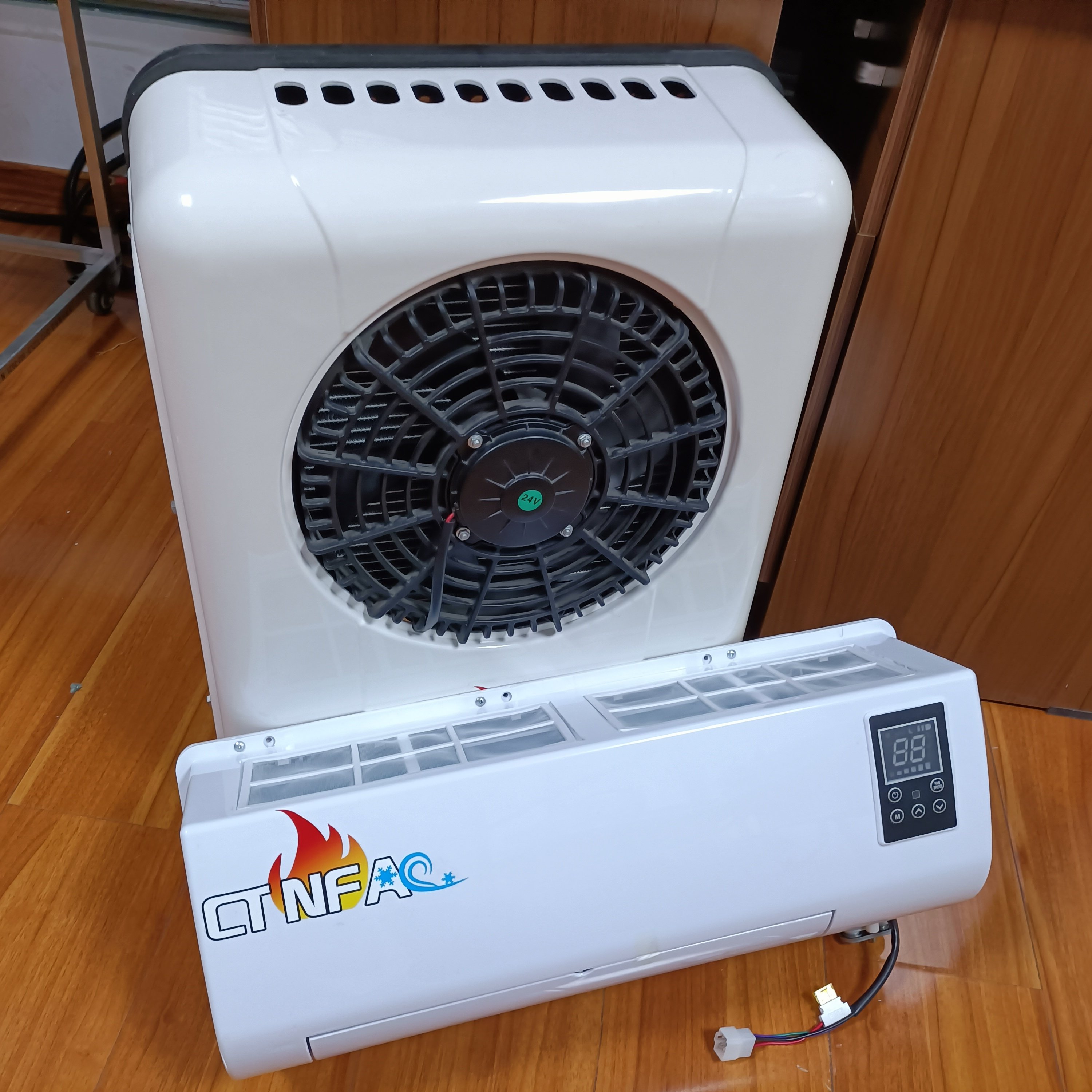 12v 24v Parking Cabin Electric Car air Conditioning Auto Parking Conditioner for Trucks