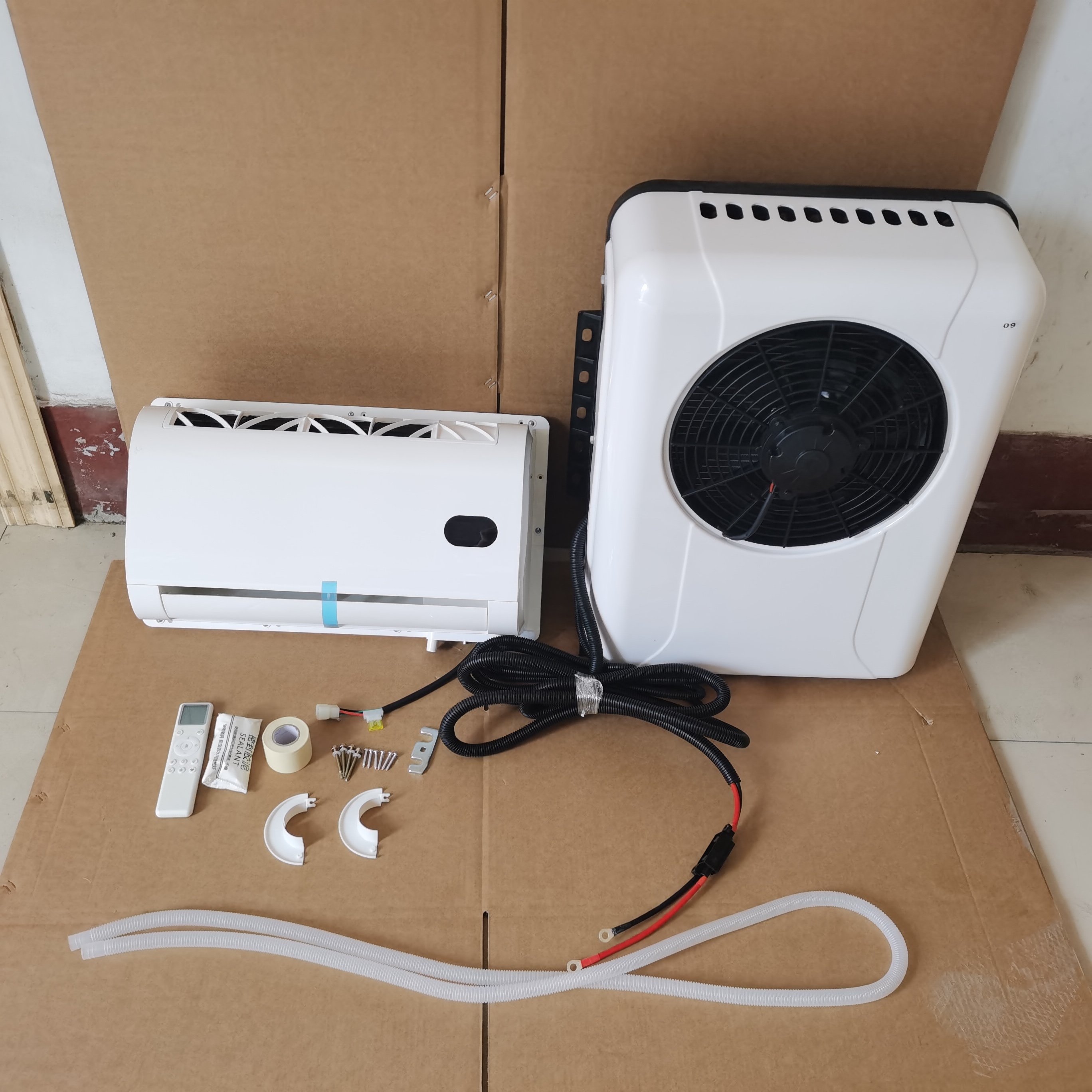 12v 24v Parking Cabin Electric Car air Conditioning Auto Parking Conditioner for Trucks