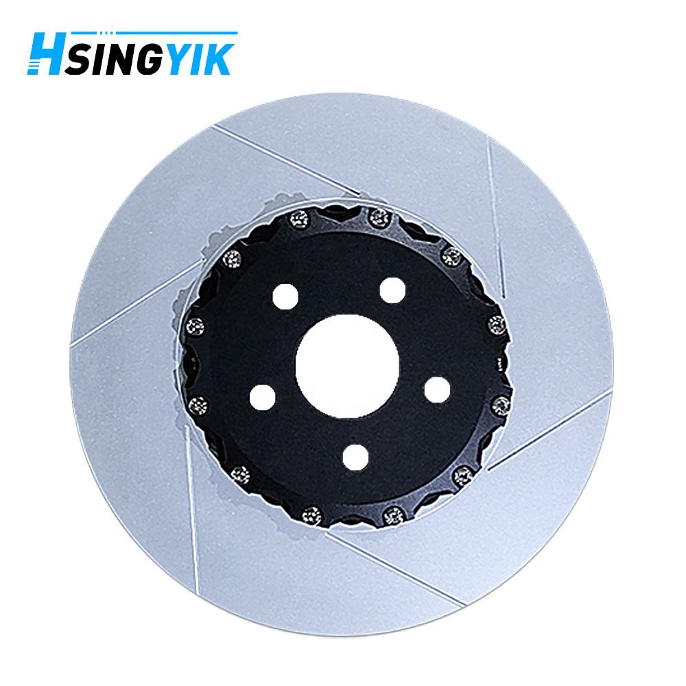 Hsingyik 350 MM 5181512AB 2-Piece Rear Disc Brake Rotor for 2012-2020 Grand Cherokee SRT8 Dodge 5181512AC