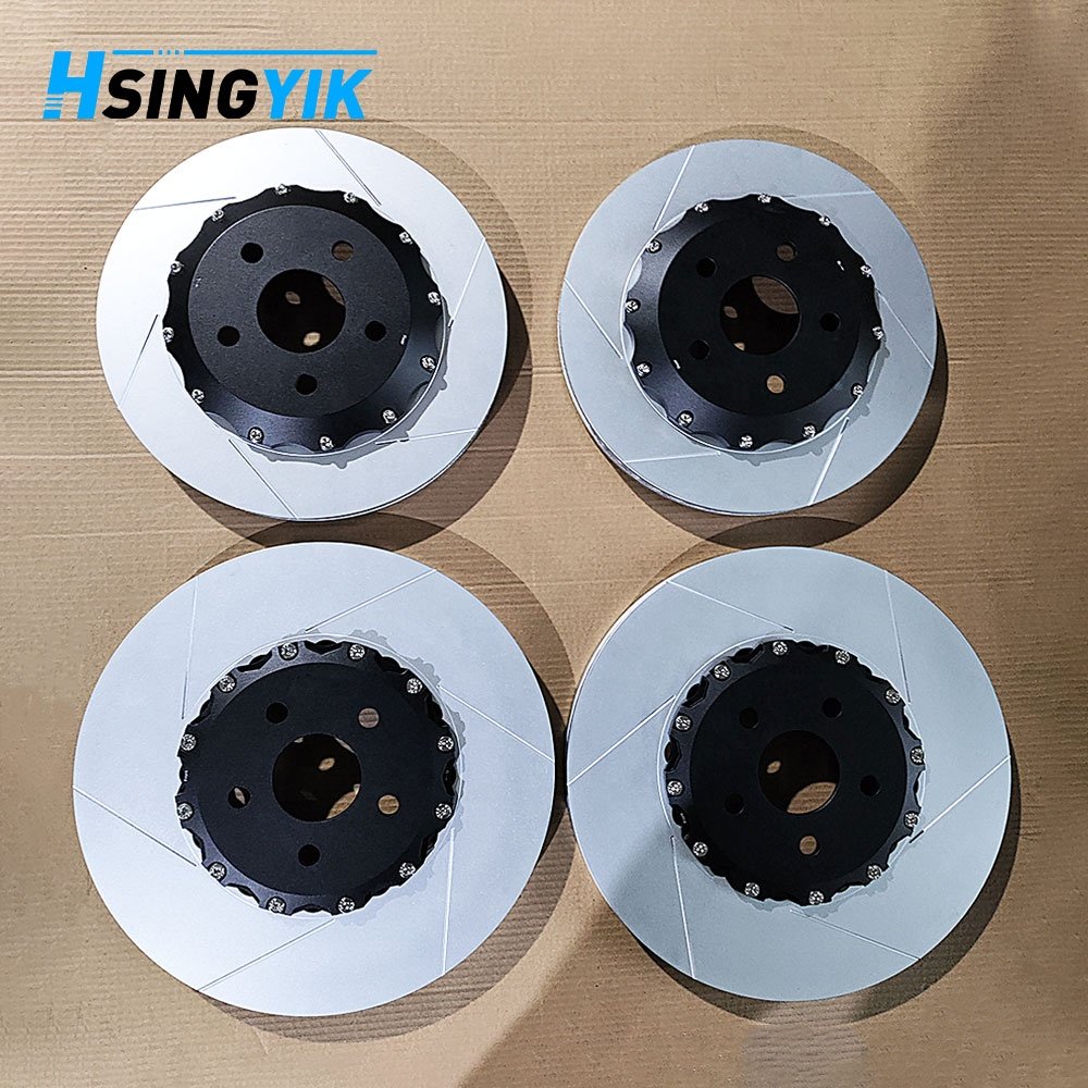 Hsingyik 350 MM 5181512AB 2-Piece Rear Disc Brake Rotor for 2012-2020 Grand Cherokee SRT8 Dodge 5181512AC