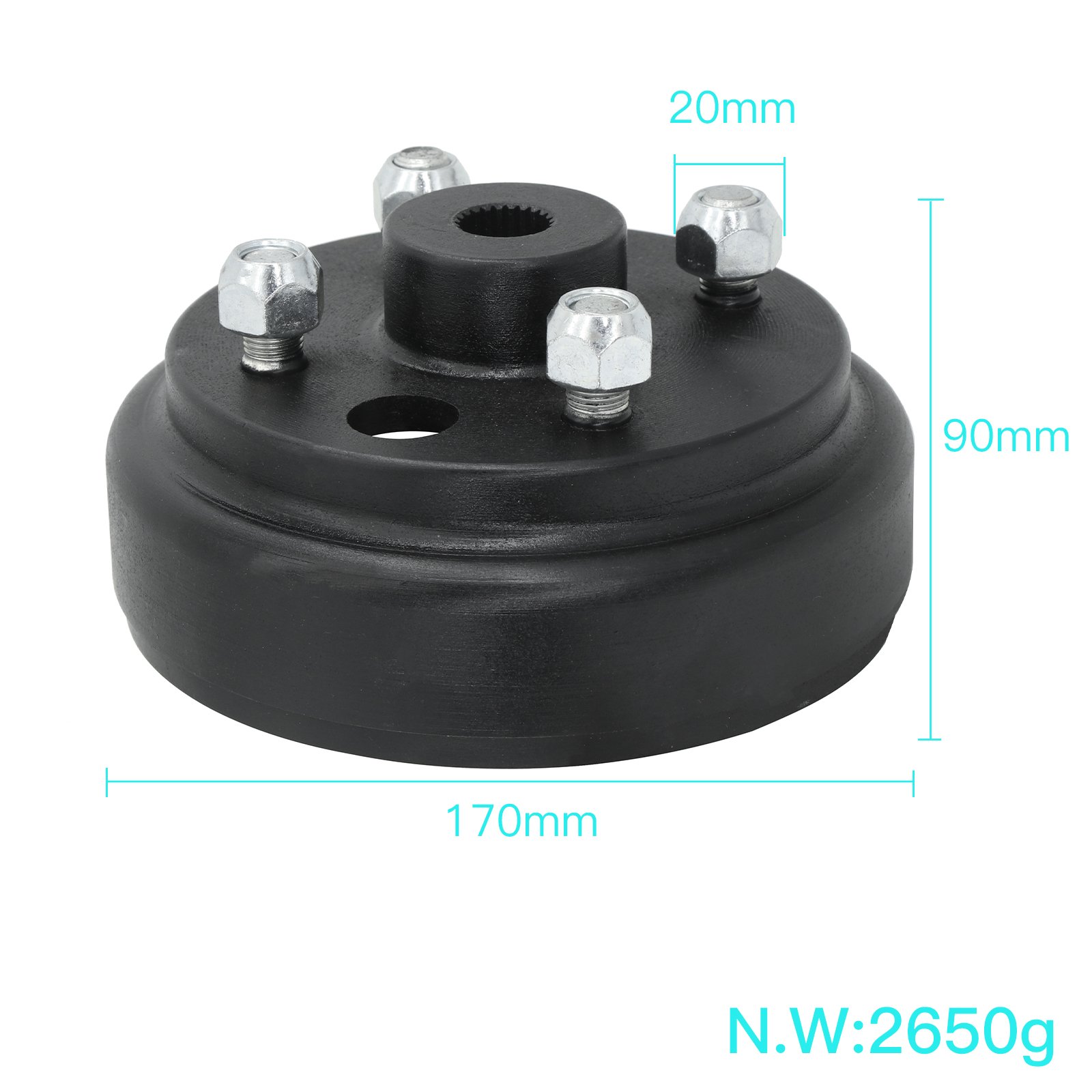 Electric Golf Cart Rear Brake Drum for EZGO TXT 1982-up Rear Brake Drums 19186-G1