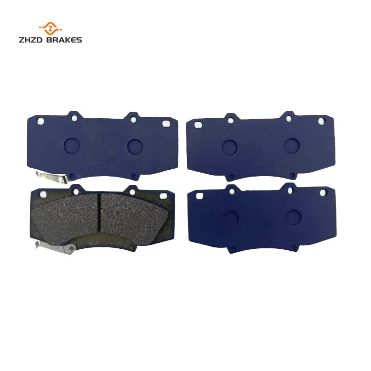 Auto Car Parts Spare Ceramic Disc Front Brake Pads Semi Metallic Ceramic Auto Brake Pads for Toyota Hilux