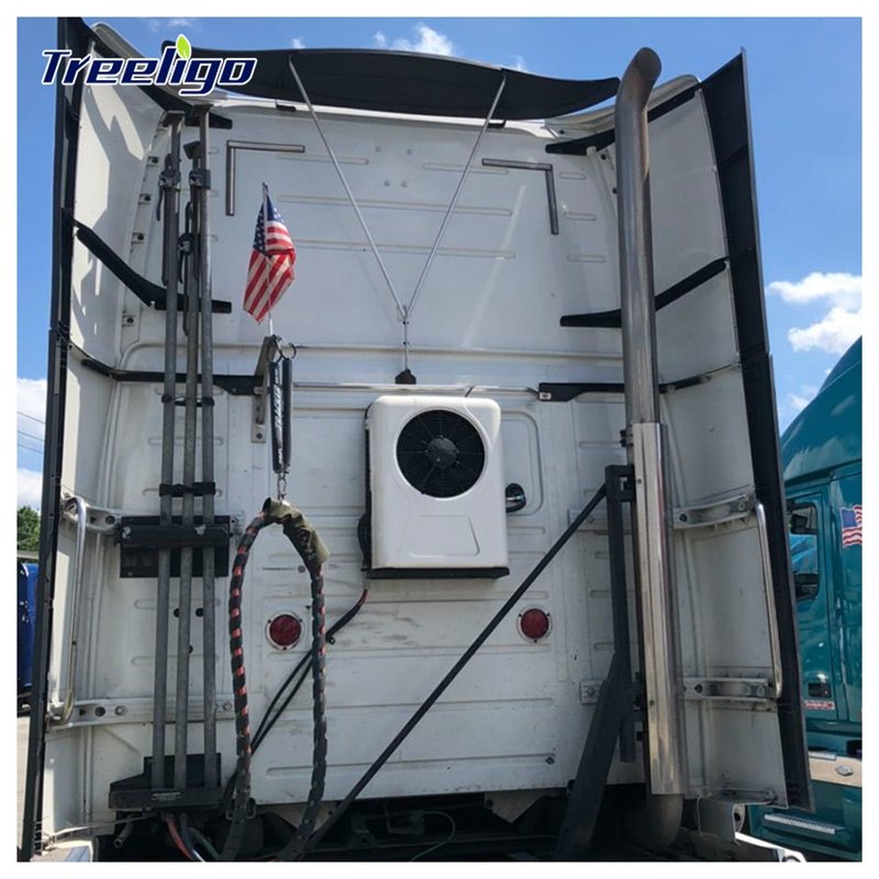 USA Free Shipping Ac Split Unit Inverter air Conditioner Universal Parking Cooler Dc AC 12 Volt 24v 12v Split Truck air Conditioner for Car