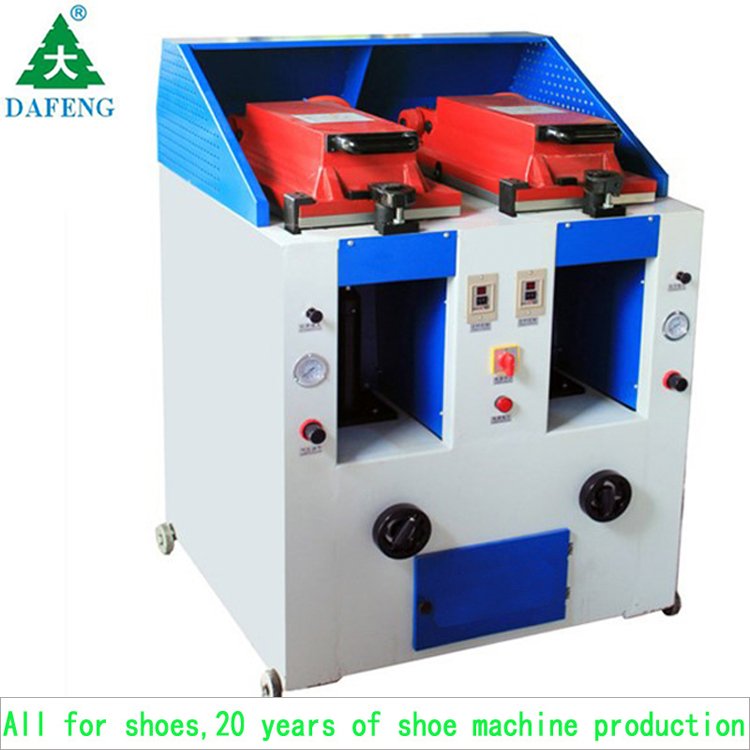 Hot Cover Type Pneumatic Manual Hand Shoes EVA Sole Attaching Press Machine for Sports Shoe Making