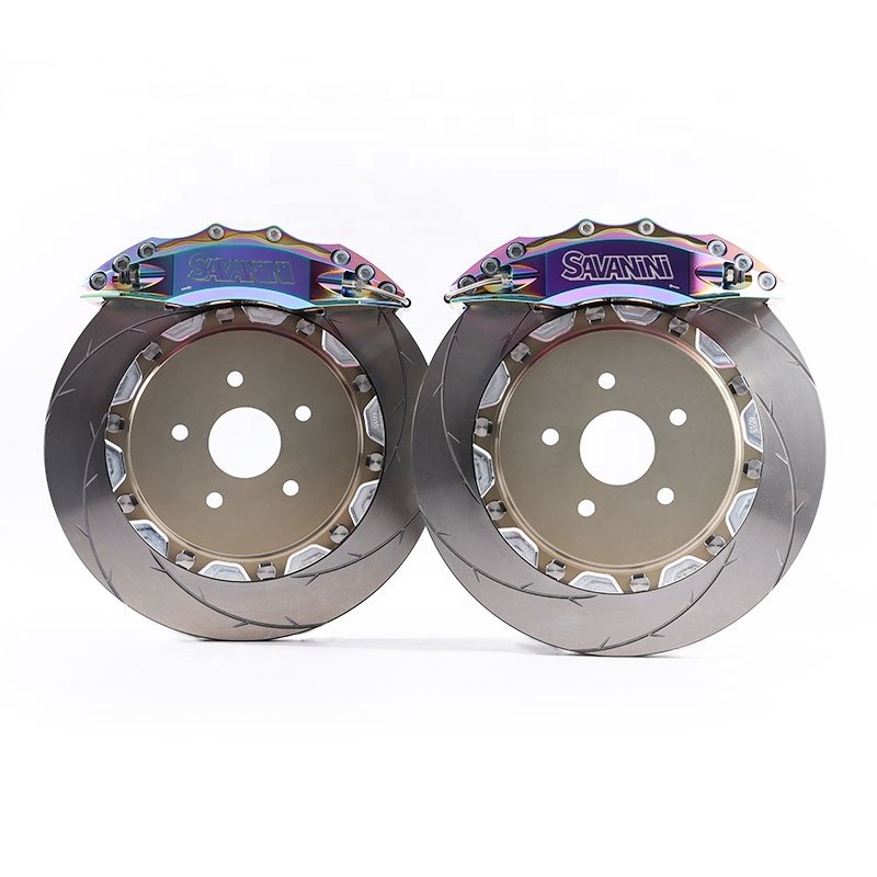 SAVANINI Aluminum Anodizing 4/6 Piston Caliper Big Brake Kit for Honda Fit(GE8)/JAZZ 4pot 6pot Front Wheel