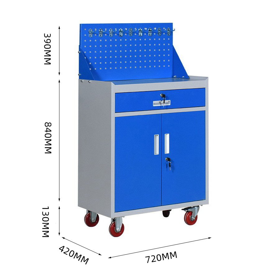 Heavy-Duty Multifunctional Steel Tool Cabinet with Thickened Drawer for Storage for Automotive Repair Workshops