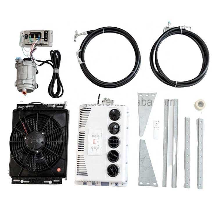 Parking Cooler Excavator Construction Vehicle Agricultural Vehicle Exterior Concealed Vehicle Mounted Electric Air Conditioner