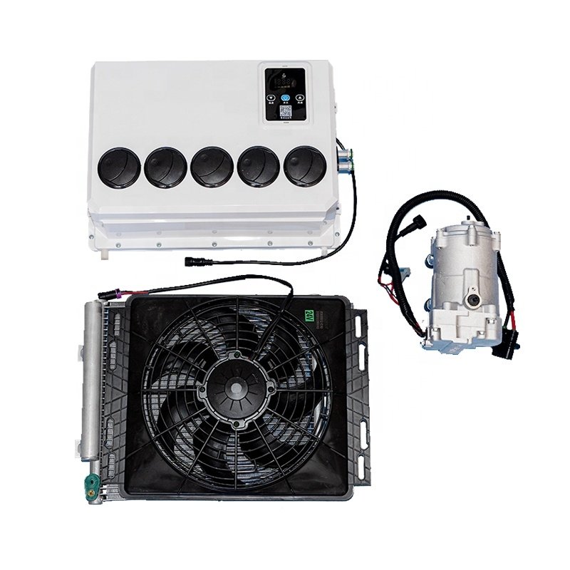 Parking Cooler Excavator Construction Vehicle Agricultural Vehicle Exterior Concealed Vehicle Mounted Electric Air Conditioner