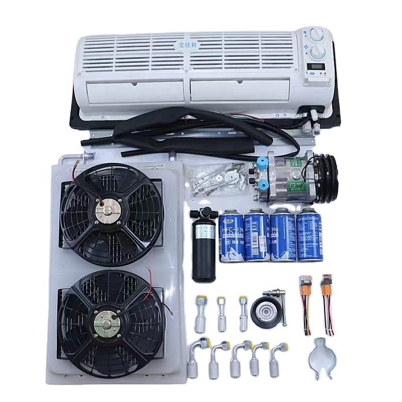 Parking Cooler Excavator Construction Vehicle Agricultural Vehicle Exterior Concealed Vehicle Mounted Electric Air Conditioner