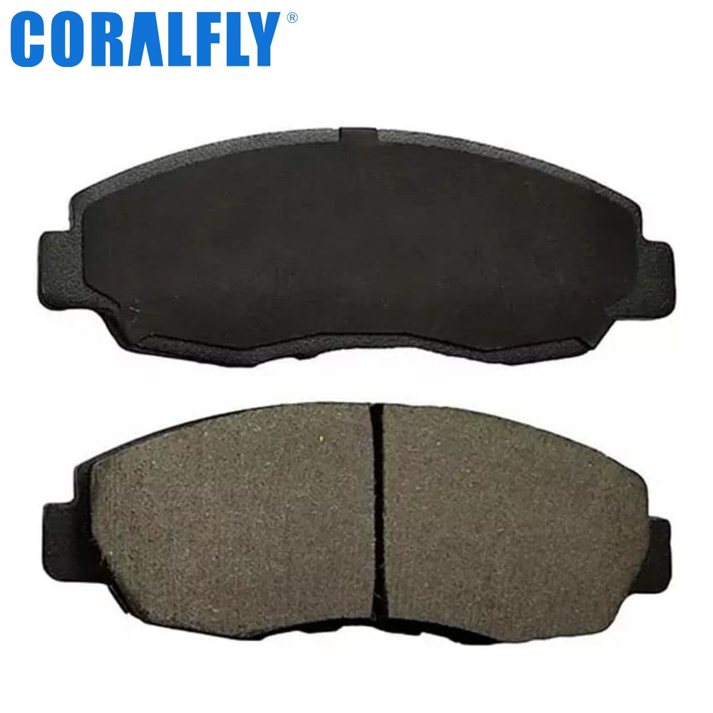 Coralfly Genuine Quality Semi Metallic Ceramic Auto Brake Pads for Honda Accord Fit Civic BRV CRV Jazz City Odyssey