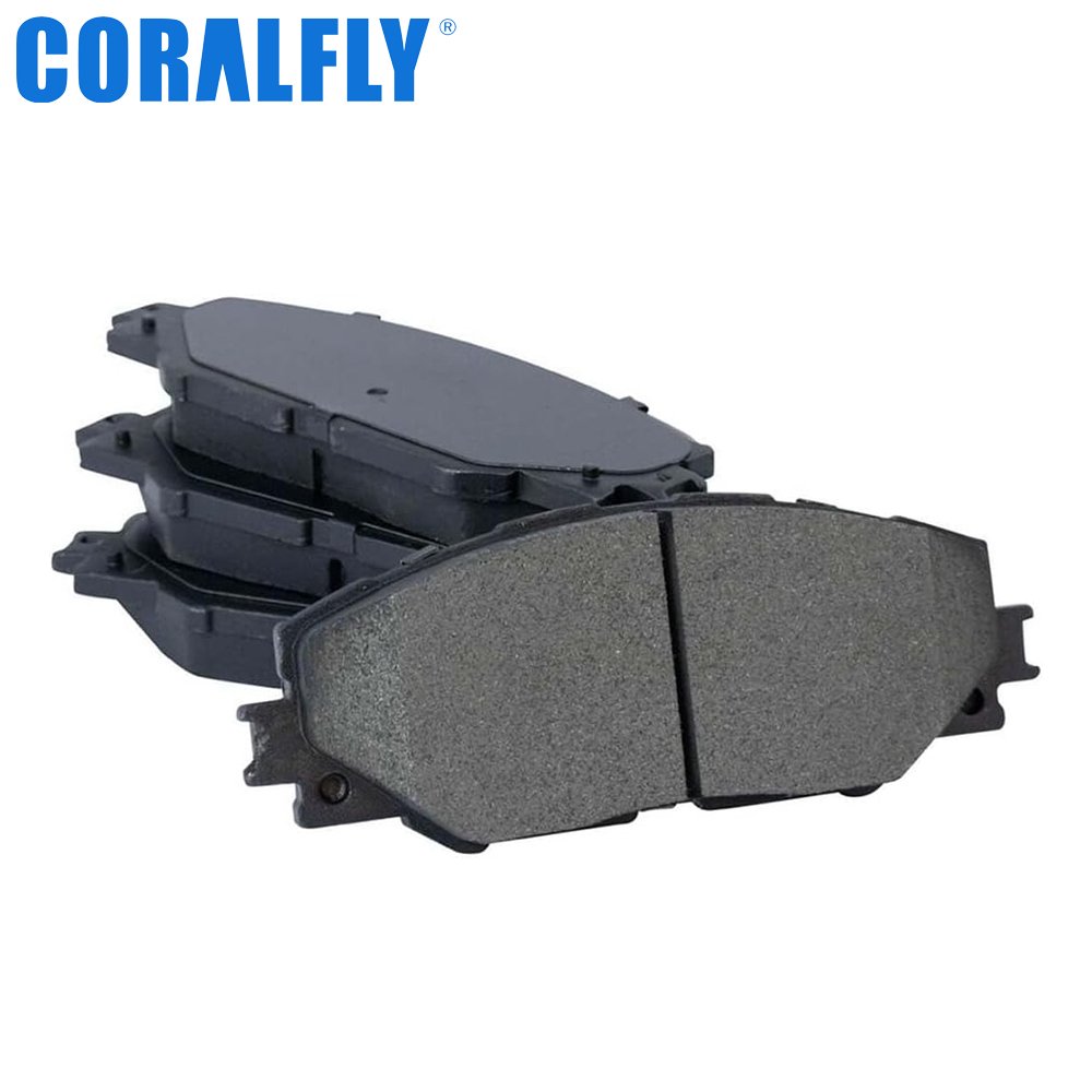 Coralfly Genuine Quality Semi Metallic Ceramic Auto Brake Pads for Honda Accord Fit Civic BRV CRV Jazz City Odyssey