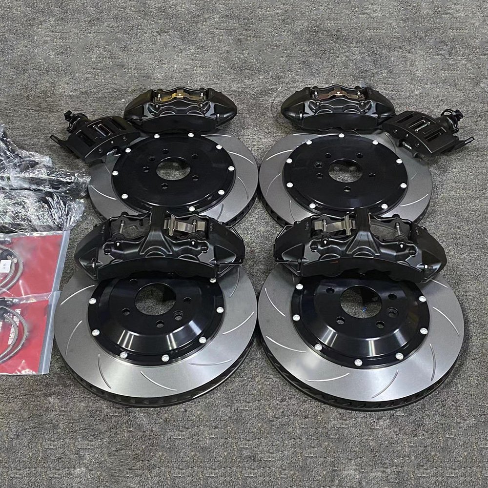 4 6 8 Pot Calipers Cover Set Upgraded Auto Brake Systems Big Brake Rotors Discs Kit for Audi S6 C7 S8 A6 C8 Rs7 S4 B85