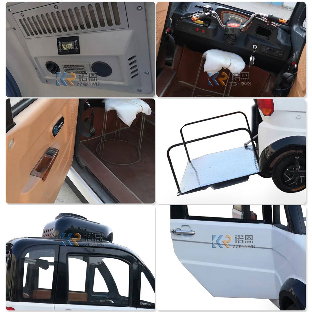 Factory Supply Air-conditioned 4-wheeled Adult Disabled Electric Vehicle Electric Mobility Scooter for the Disabled Elderly