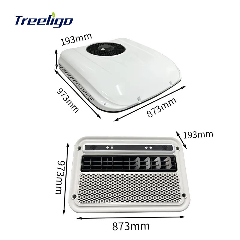 New Arrivals 24V 12 Volt Rooftop Dc 12v Electric Van Truck Caravan Motorhome Parking Air Conditioner