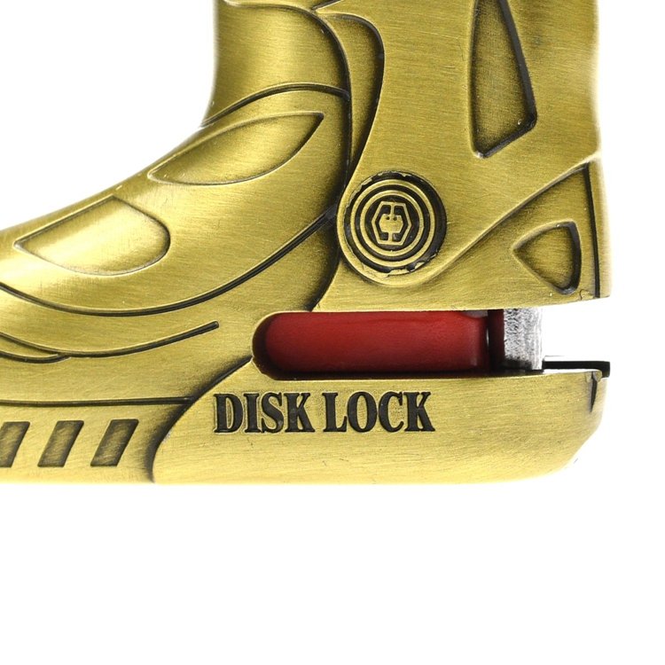YH9181 Shoes Shape Waterproof Security Disc Brake Lock for Bicycle